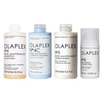 Beschadigd haar pakket Olaplex No.4 + 4C + 5 + 8