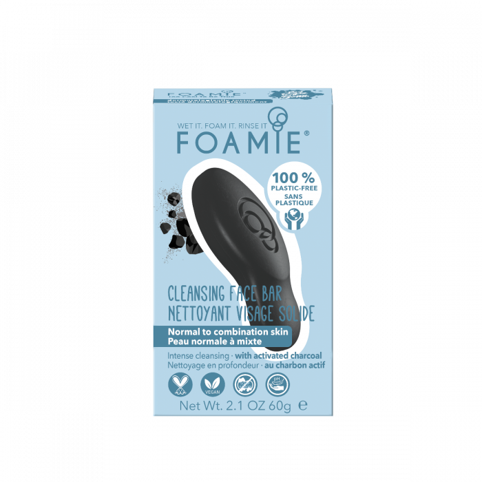 Foamie Face Bar Too Coal to Be True 80gr main product photo