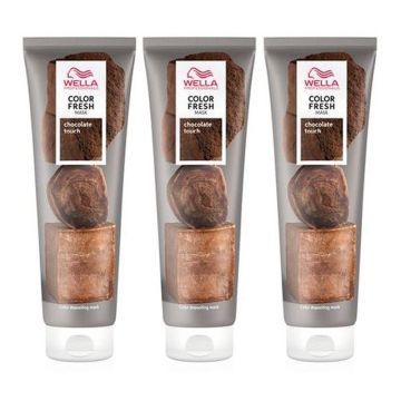 3x Wella Color Fresh Mask Chocolate 150ml