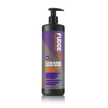 Fudge Clean Blonde Damage Rewind Violet-Toning Shampoo  1000ml
