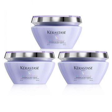 3x Kerastase Blond Absolu Masque Ultra-Violet 200ml