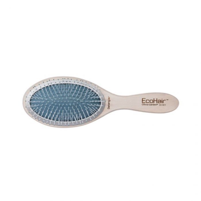 Olivia Garden Ecohair Paddle Detangler Wit/Blauw main product photo