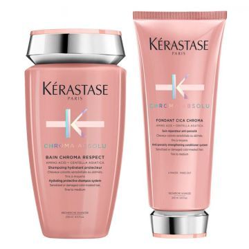 Kerastase Chroma Absolu Bain Chroma Respect 250ml + Fondant Cica Chroma 200ml 