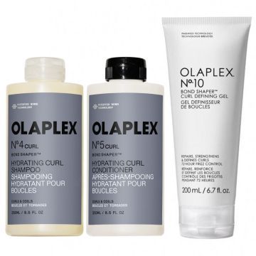 Olaplex Curl Bond Shaper Hydrating Curl Defining Routine No.4 + No.5 + No.10