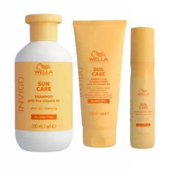 Door zon beschadigd haar pakket Wella Invigo Sun