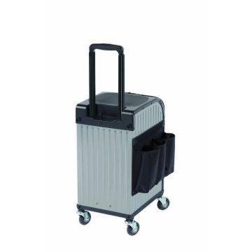 Sibel Trolley koffer titanium zilver 