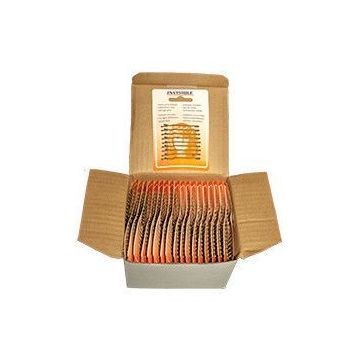 Invisible Haarspange Kurz 50mm Brown 36x9st.