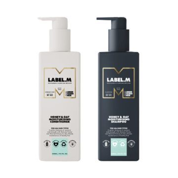 Label.m Honey & Oat Moisturising Shampoo + Conditioner 1000ml