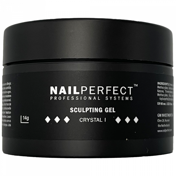 NailPerfect LED/UV Sculpting Gel Crystal I 14gr main product photo