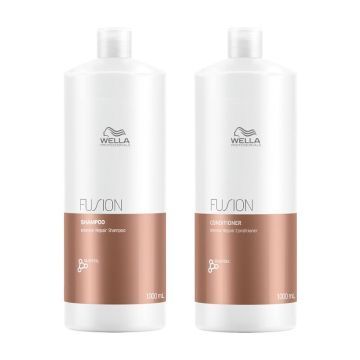 Wella Fusion Intense Repair Shampoo 1000ml + Conditioner 1000ml