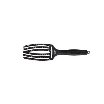 Olivia Garden Fingerbrush Combo Zwart Medium