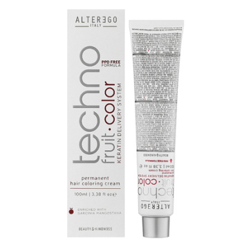 Alterego Techno Fruit Color Permanent Hair Coloring Cream 6/6 100ml