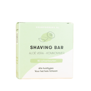 ShampooBars Shaving Bar Aloe Vera & Komkommer 