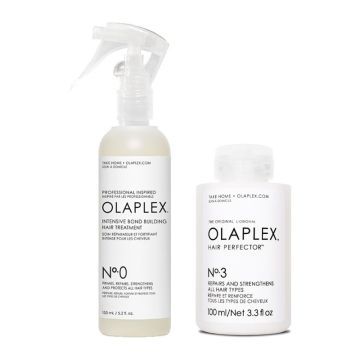 Beschadigd haar pakket Olaplex No.0 + 3
