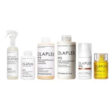 Beschadigd haar pakket Olaplex No.0 + 3 + 4 + 5 + 6 + 7