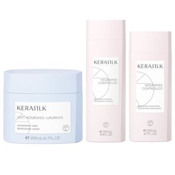 Pluizig haar pakket Kerasilk Smoothing