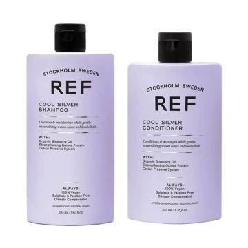 REF Cool Silver Shampoo 285ml + Conditioner 245ml