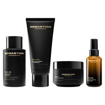Sebastian DarkOil Smooth and Shine Shampoo 280ml + Conditioner 200ml+ Mask 145ml + Oil 100ml