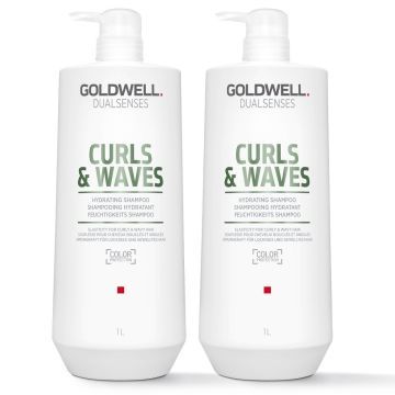 2x Goldwell Dualsenses Curls & Waves Hydrating Shampoo 1000ml