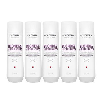10x Goldwell Dualsenses Blondes & Highlights Anti-Yellow Shampoo 250ml