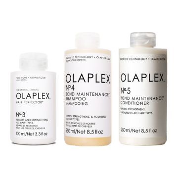 Beschadigd haar pakket Olaplex No.3 + 4 + 5