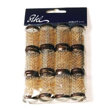 Sibel Drahtwickler Metall kurz braun 24mm - 12st