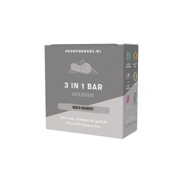 ShampooBars 3-In-1 Bar Mountain 60gr
