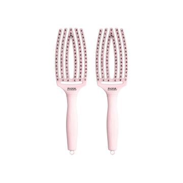 2x Olivia Garden Fingerbrush Combo Pastel Pink Medium