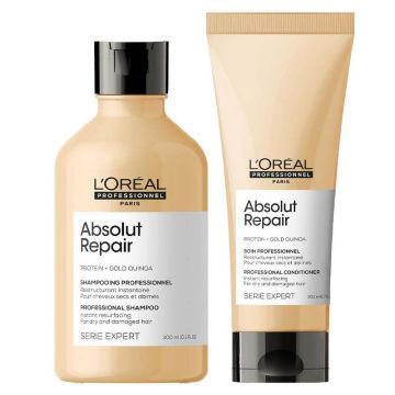 L'Oréal Serie Expert Absolut Repair Gold Shampoo 300ml + Conditioner 200ml