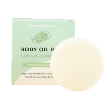 ShampooBars Body Oil Bar Aloe Vera & Komkommer