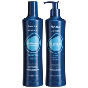 Fanola Wonder No Orange Shampoo 350ml + Maske 350ml