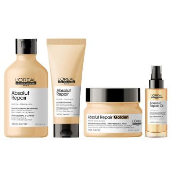 Beschadigd haar pakket L'Oréal Serie Expert Absolut Repair Gold