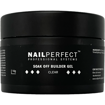 NailPerfect UPVOTED Soak Off Builder Gel Clear  14gr