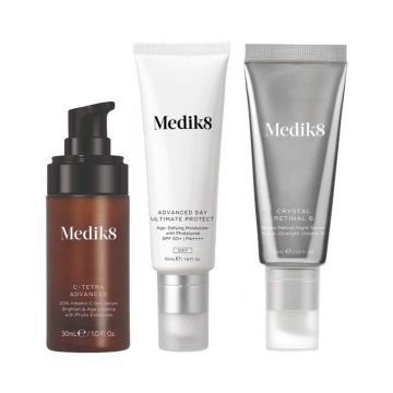  Medik8 C-Tetra Advanced 30ml + Advanced Day Ultimate Protect SPF50+ 50ml + Crystal Retinal 6 30ml