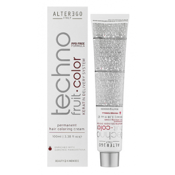 Alterego Techno Fruit Color Permanent Hair Coloring Cream 6/4 100ml