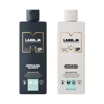 Label.m Honey & Oat Moisturising Shampoo + Conditioner 300ml