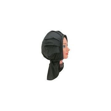 Sibel Permanentmuts met velcro zwart