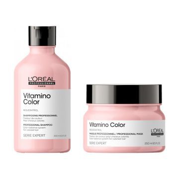 L'Oréal Serie Expert Vitamino Color Shampoo 300ml + Mask 250ml