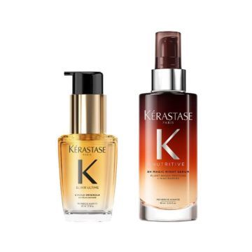  Kerastase Elixir Ultime Oil 30ml + Nutritive 8H Magic Night Serum 90ml 