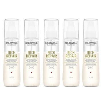 5x Goldwell Dualsenses Rich Repair Restoring Serum Spray 150ml